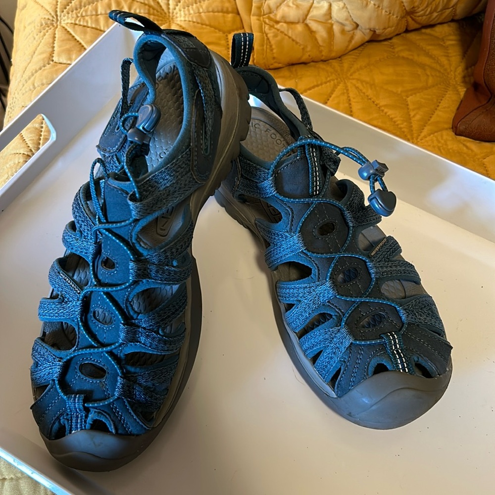 Keen Whisper Sandal smoke blue women’s size 10 EUC